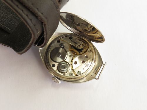 fig 2. Unusual gents Art Deco silver Election wrist watch