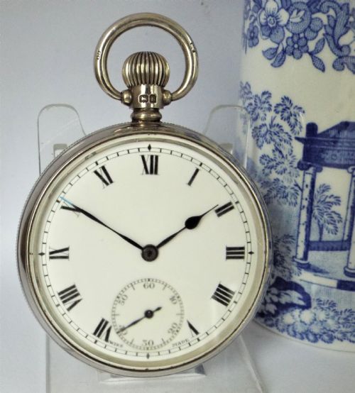 1930s Meyer & Studeli Silver Pocket Watch.