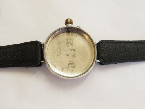 fig 2. Gents 1932 silver Electa wrist watch