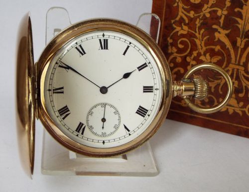 Antique 1909 Elgin Full Hunter Pocket Watch.