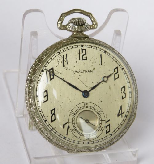 fig 1. 1924 Waltham Colonial B pocket watch