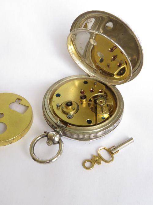 fig 2. Antique silver Kendal & Dent pocket watch
