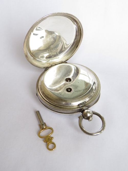 fig 3. Antique silver Kendal & Dent pocket watch