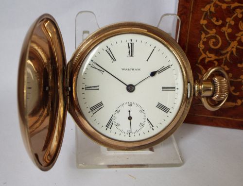Antique 1901 Waltham Full Hunter Pocket Watch