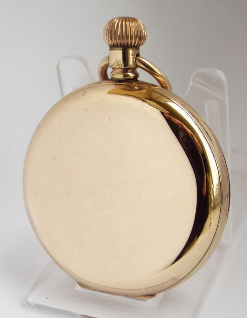 fig 1. Antique 1901 Waltham full hunter pocket watch