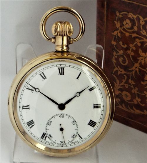 1920s Revue Stem Winding Pocket Watch.