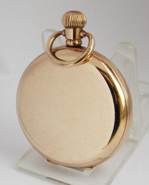 fig 2. 1920s Cyma full hunter pocket watch. 
