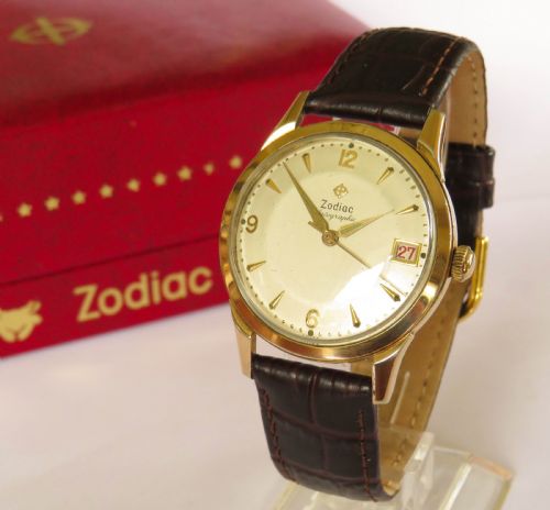 Gents 1950s Zodiac Datographic Wrist Watch