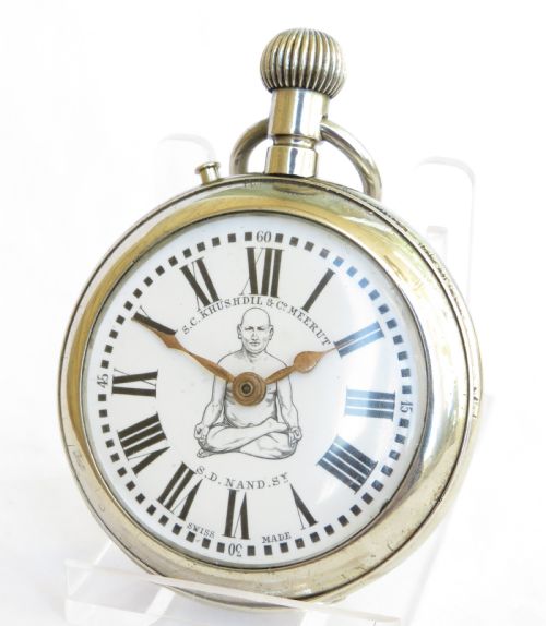 Rare Antique Roskopf Patent 'Yoga' Pocket Watch