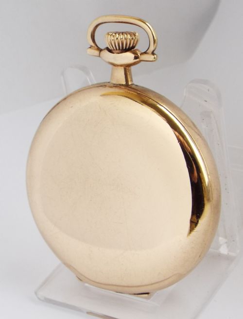 fig 1. 1920s full hunter pocket watch, Richardson Middlesbrough.