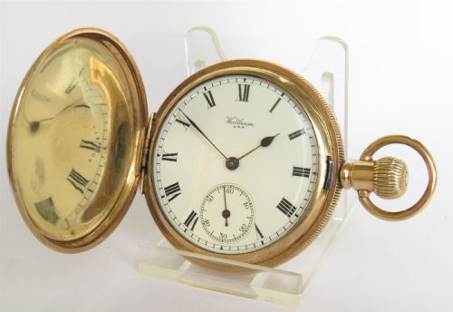 Antique Waltham P S Bartlett Hunter Pocket Watch