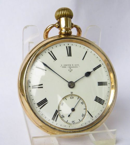 fig 1. Antique S Smith & Son 'The Charing' pocket watch