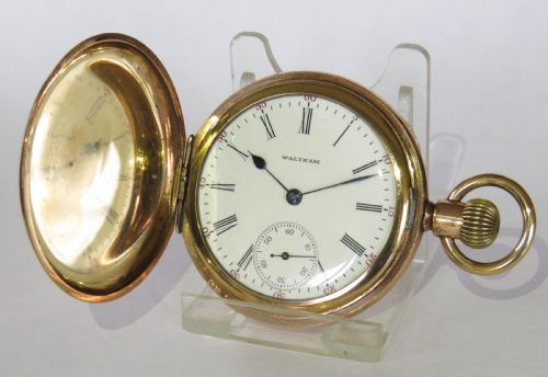 Antique 1908 Watham Full Hunter Pocket Watch