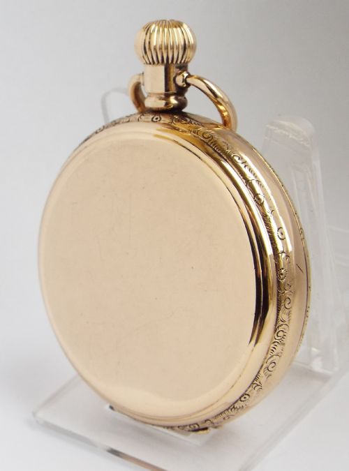 fig 1. 1920s Fattorini Prima full hunter pocket watch.