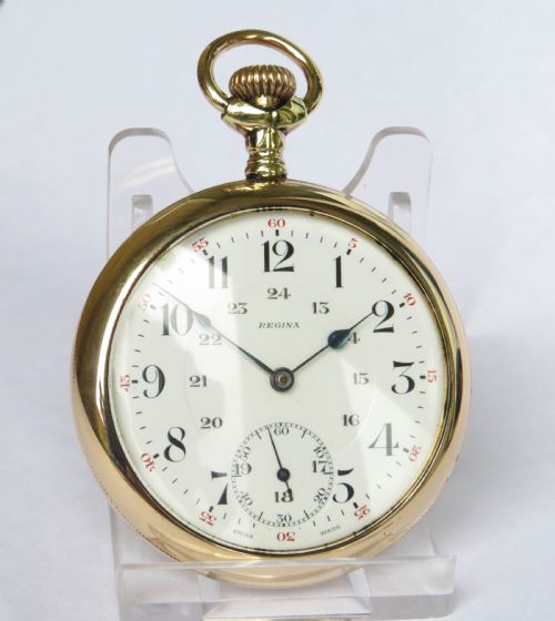 fig 1. Antique Omega Regina pocket watch