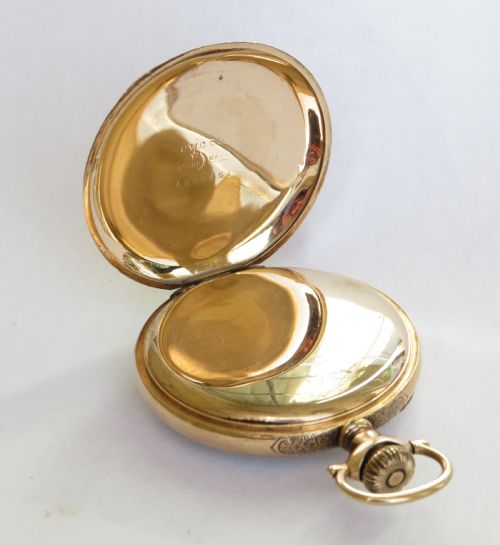 fig 2. Antique 1907 Waltham Traveler pocket watch