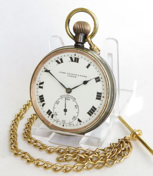 1920s Swiss Gun Metal Pocket Watch
