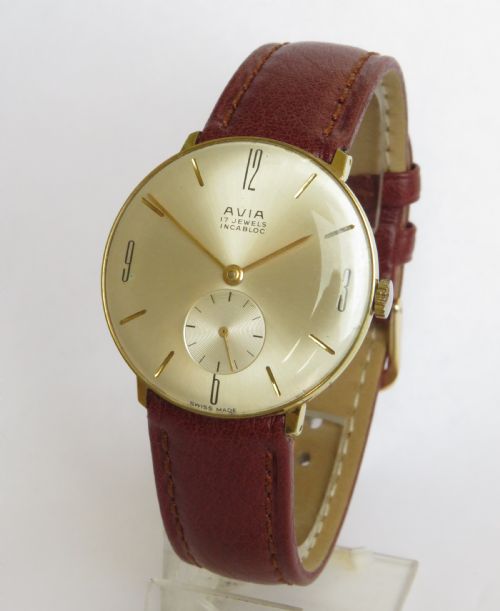 Gents 1960s Avia Wrist Watch, Model 10060