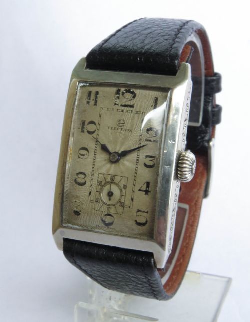 Gents Silver Election Wrist Watch, 1929