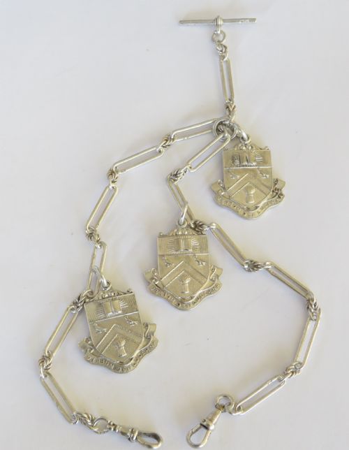 Antique Silver Albert and Fobs, Cheltenham