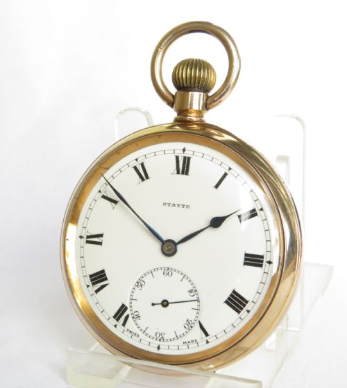 1920s Stayte Pocket Watch by Tavannes