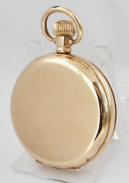 fig 2. 1930s Vertex half hunter pocket watch.