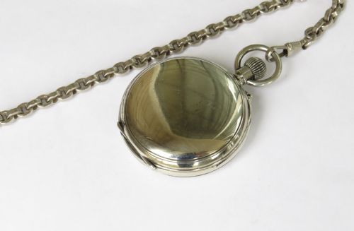 fig 2. Antique Baume & Co pocket watch and chain