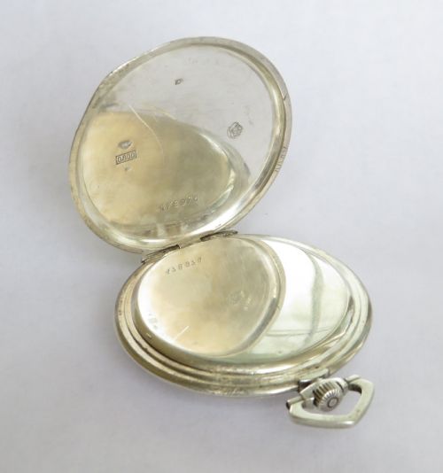 fig 2. 1920s Tissot silver pocket watch