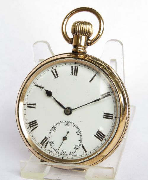 Antique Buren Gold Filled Pocket Watch