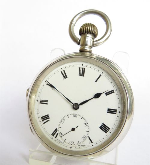 1909 Rotherham & Sons Silver Pocket Watch