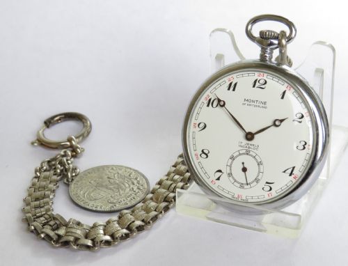 Montine Br(s) Guards Pocket Watch and Chain