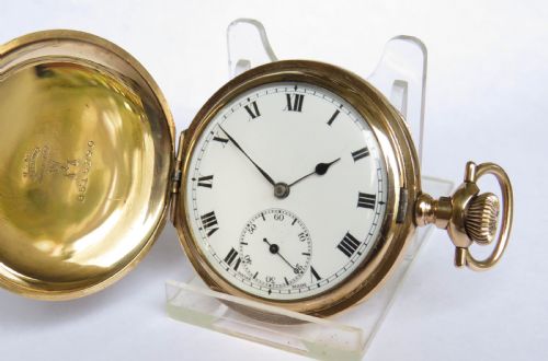 fig 1. Antique Criterion full hunter pocket watch