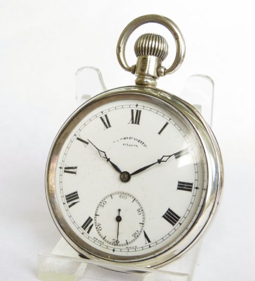 Silver Baume & Co Pocket Watch for Sir John Bennett