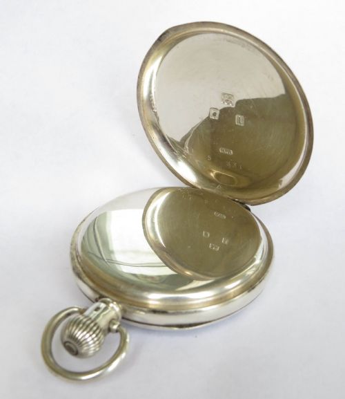 fig 2. Silver Baume & Co pocket watch for Sir John Bennett