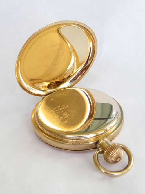 fig 1. Antique Cyma full hunter pocket watch