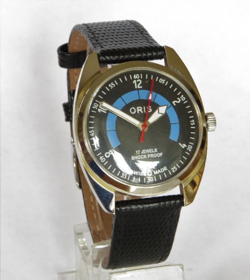 fig 1. Gents 1960s Oris regatta wrist watch