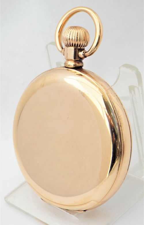 fig 1. Antique 1917 Waltham Traveler pocket watch.