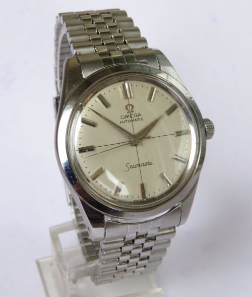 fig 1. Gents Omega Seamaster wrist watch, 1962