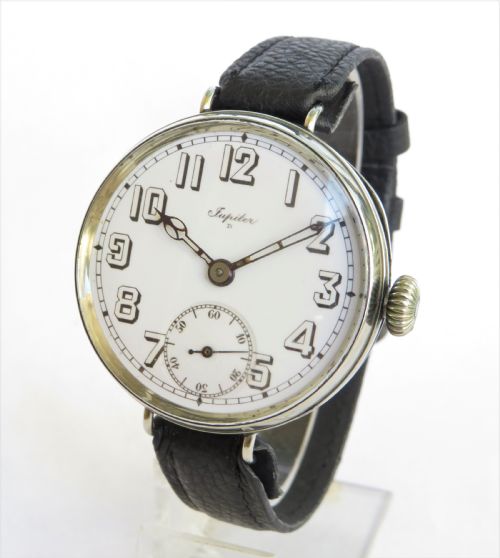 Gents Large Antique Jupiter Trench Watch