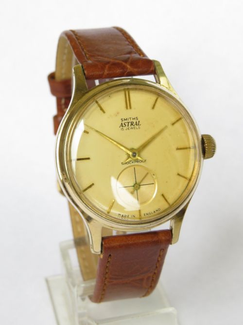 fig 1. Gents Smiths Astral wrist watch, c1960
