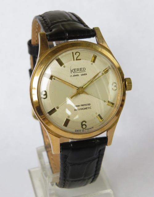 fig 1. Gents 1950s Kered wrist watch