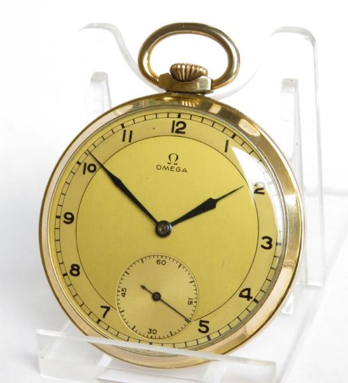 1930s Omega Art Deco Pocket Watch