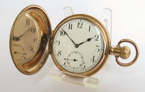 1930s Visible Full Hunter Pocket Watch