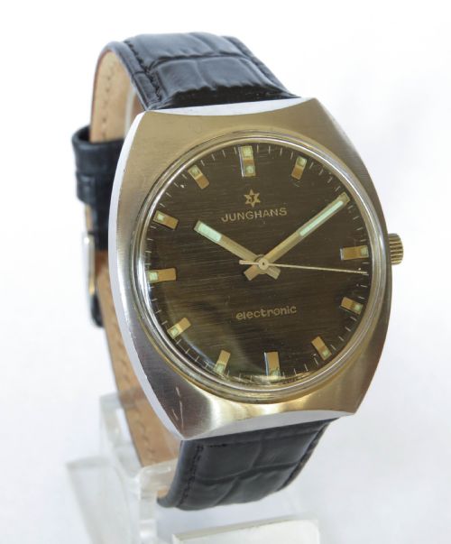 fig 1. Late 1960s Junghans Electronic wrist watch