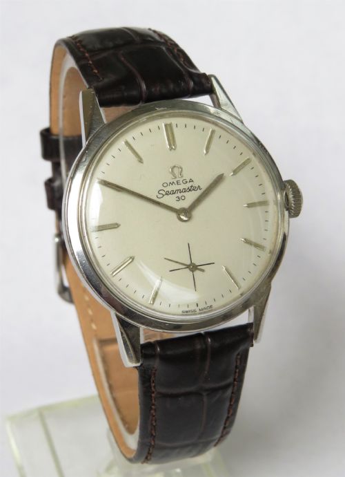 fig 1. Gents 1963 Omega Seamaster 30 wrist watch