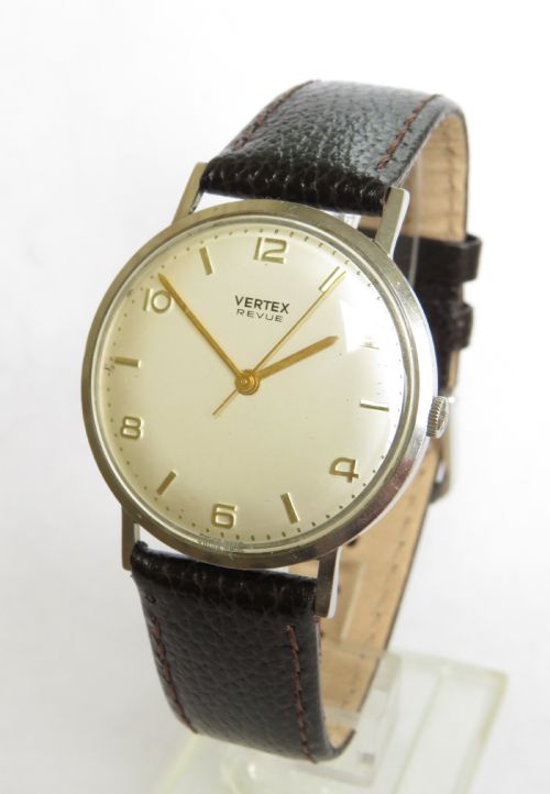 Gents 1960s Vertex Revue Wrist Watch