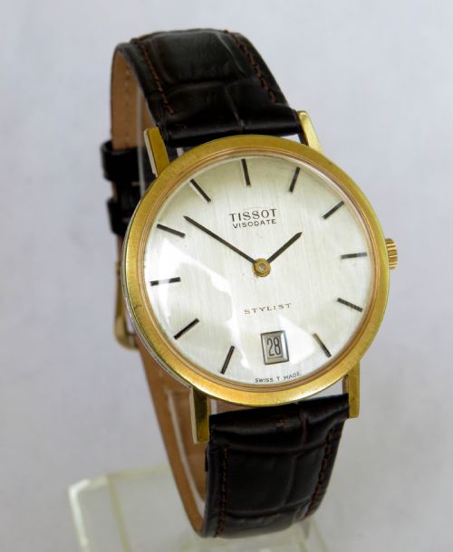 fig 1. Gents Tissot Visodate Stylist wrist watch, 1967