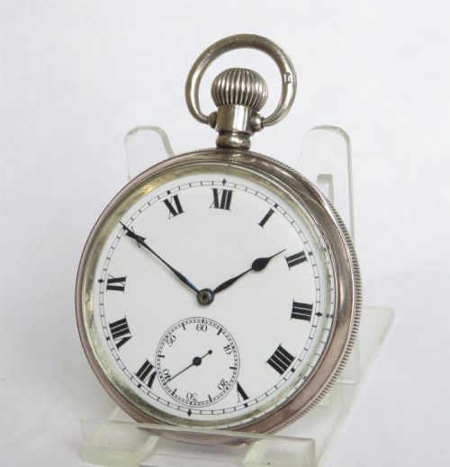 Antique Silver Limit Pocket Watch, 1918