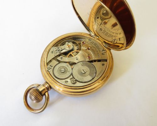fig 2. Antique 1906 Waltham pocket watch