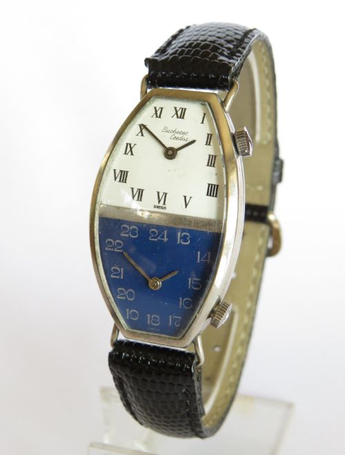 Rare Silver Bucherer-credos Night & Day Watch
